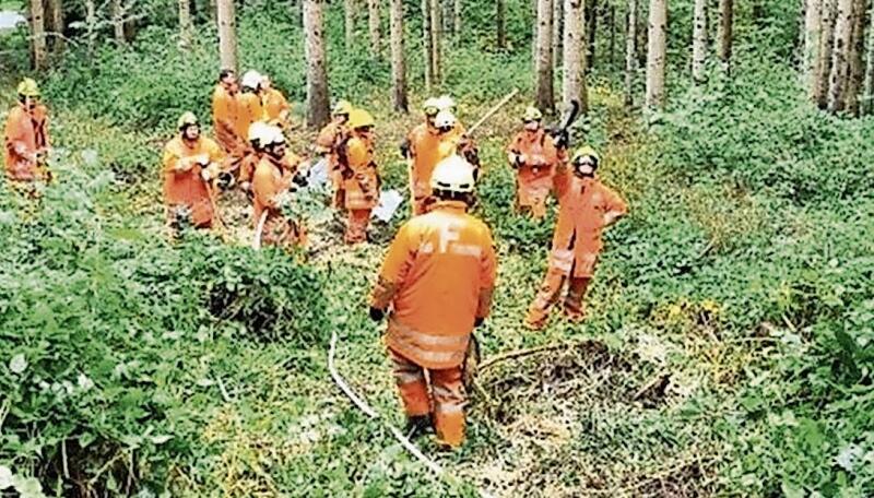 ... hier beim Üben ihres Handwerks. (Bilder zvg)