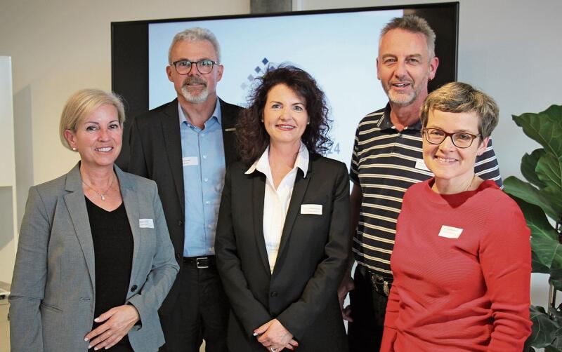 Der Vorstand des Arbeitgeberverbandes Bezirk Affoltern (von links): Nadine Arnold, Thomas Naef, Corinne Maag-Stooss, Peter Feuz und Cornelia Baumann-Zingg. (Bilder Florian Hofer)