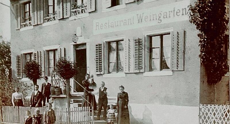 Das Foto vom «Weingarten» stammt vermutlich aus den 1900er-Jahren. (Bild zvg)