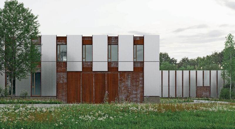 Soll 2030 bezogen werden: der Erweiterungsbau des Sammlungszentrums. (Visualisierung Zimmermann Suter Architekten AG/indievisual.ch)