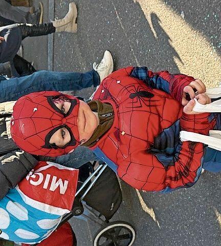 Spiderman darf an keiner Fasnacht fehlen.
