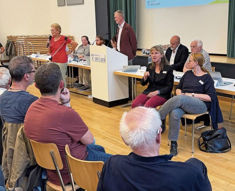 Die Gemeindeversammlung wurde in die Gebärdensprache verdolmetscht. (Bild dst)