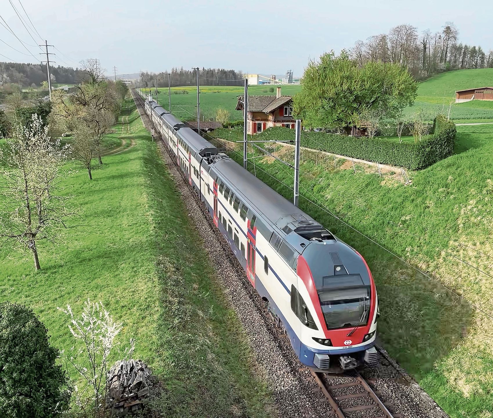 Die S5 auf dem Weg nach Mettmenstetten. (Archivbild Dominik Stierli) Die S5 auf dem Weg nach Mettmenstetten. (Archivbild Dominik Stierli)