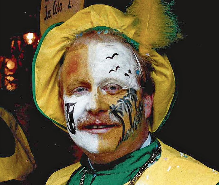 Im Kostüm als begeisterter Bööggenzünfter: Sportreporter Hans Jucker (1946–2011).