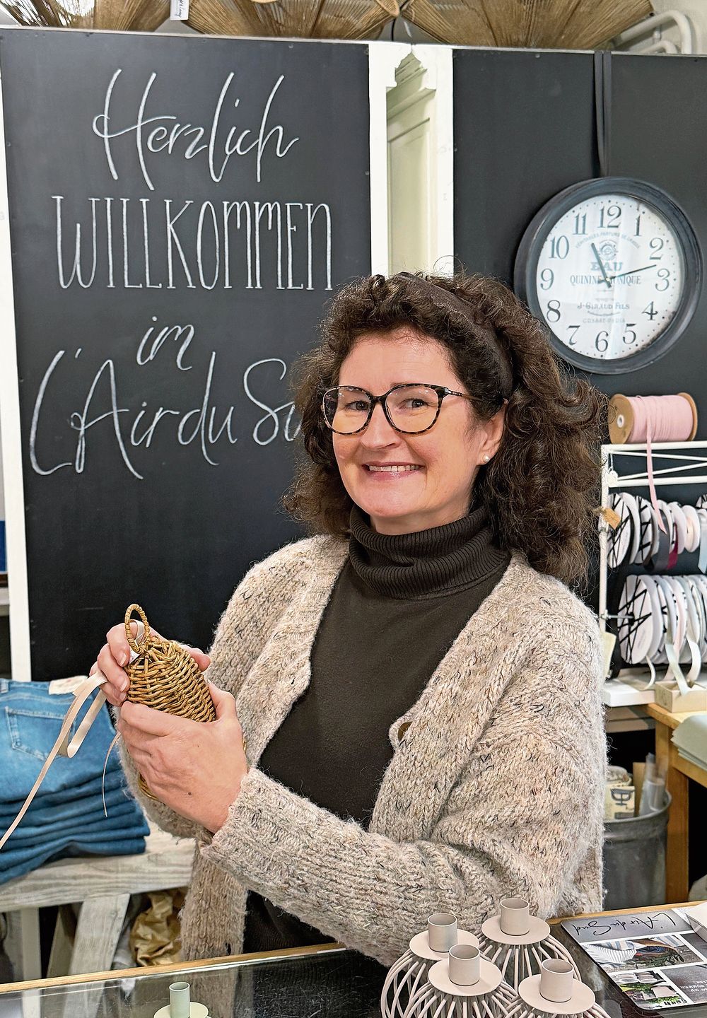 Hana Gucher vom L’Air du Sud in Hausen liebt die Vorweihnachtszeit. (Bilder Brigitte Reemts-Flum) Hana Gucher vom L’Air du Sud in Hausen liebt die Vorweihnachtszeit. (Bilder Brigitte Reemts-Flum)