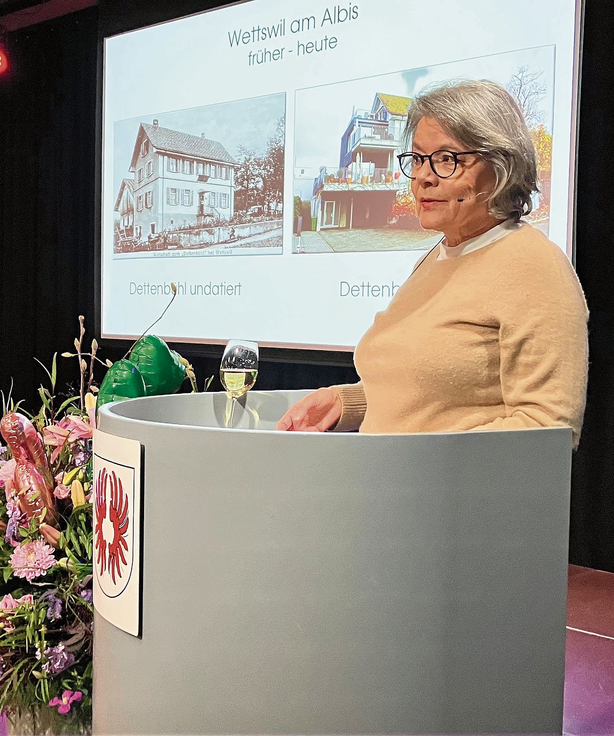 Gemeindepräsidentin Katrin Röthlisberger konnte rund 100 Neuzugezogene begrüssen