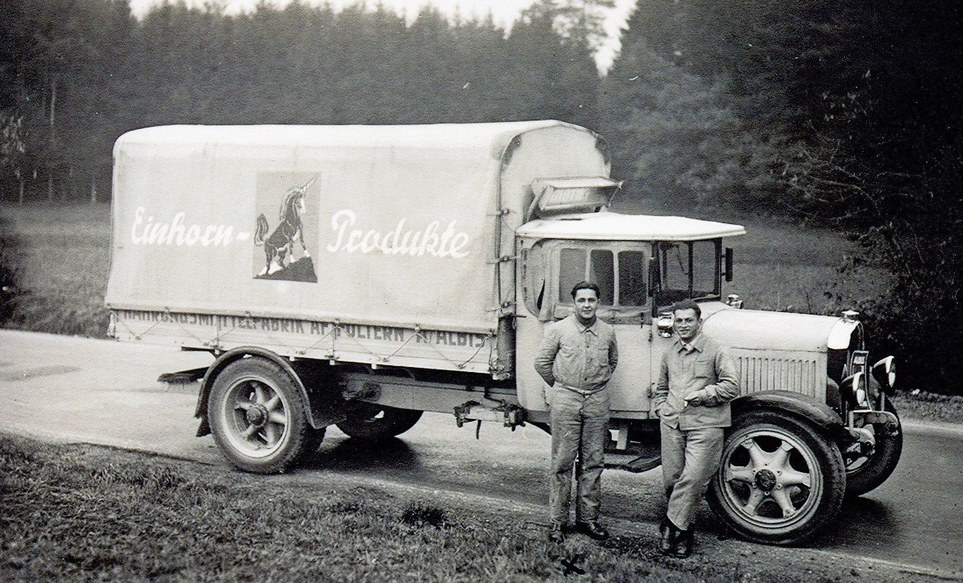 Die Einhorn-Produkte wurden in der ganzen Schweiz sowie über die Landesgrenzen hinaus vertrieben. (Bilder Ortsmuseum Affoltern)