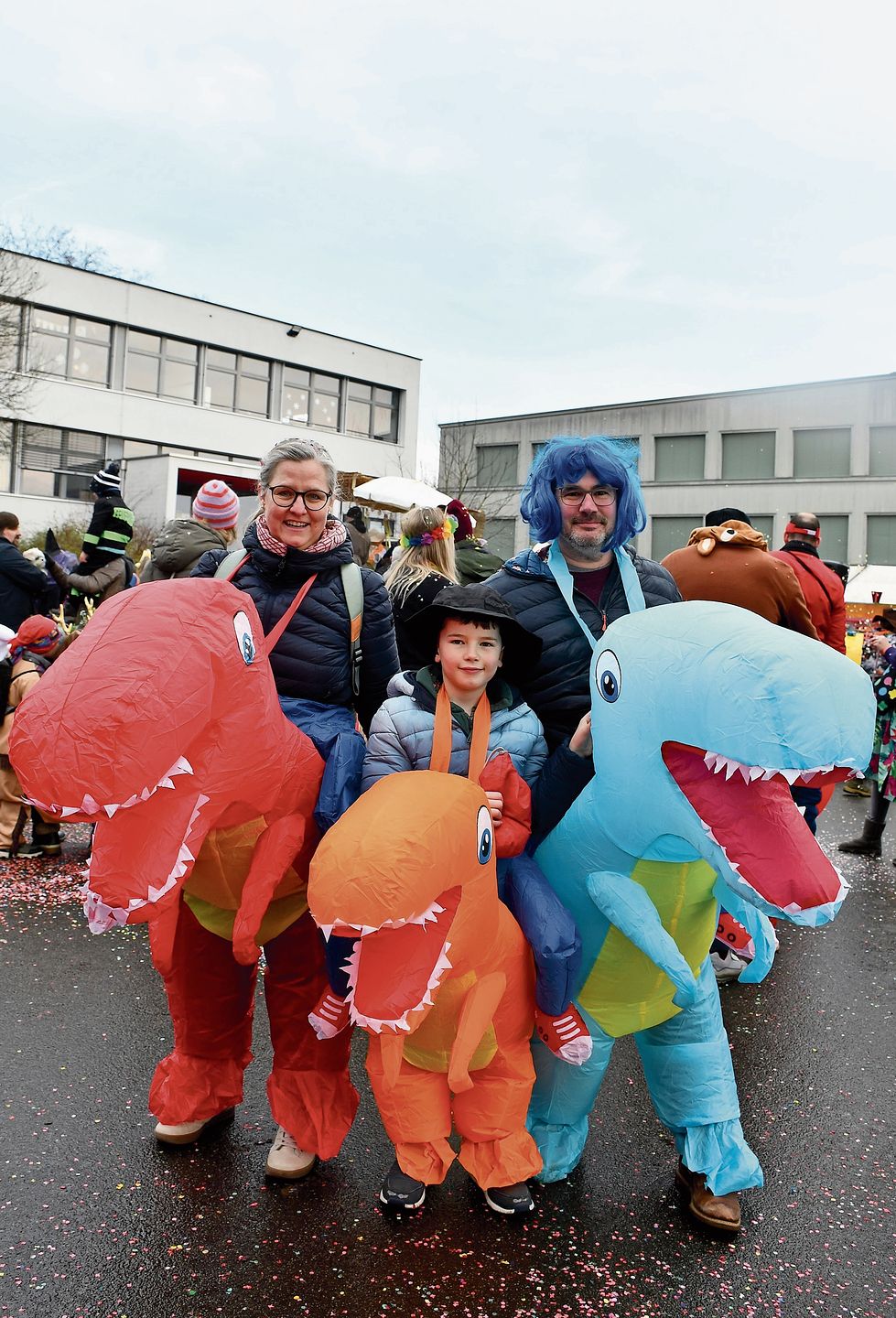 Dinosaurier-Familie.