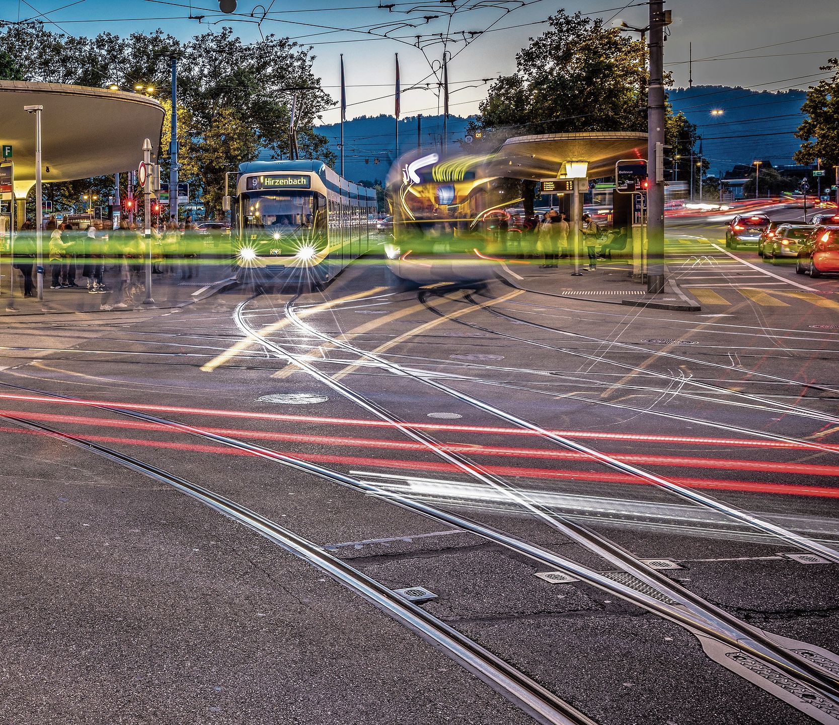 Aus der Serie «Zürich Bewegt» - eine Liebeserklärung an den öffentlichen Verkehr. (Bild Johannes Paula) Aus der Serie «Zürich Bewegt» - eine Liebeserklärung an den öffentlichen Verkehr. (Bild Johannes Paula)