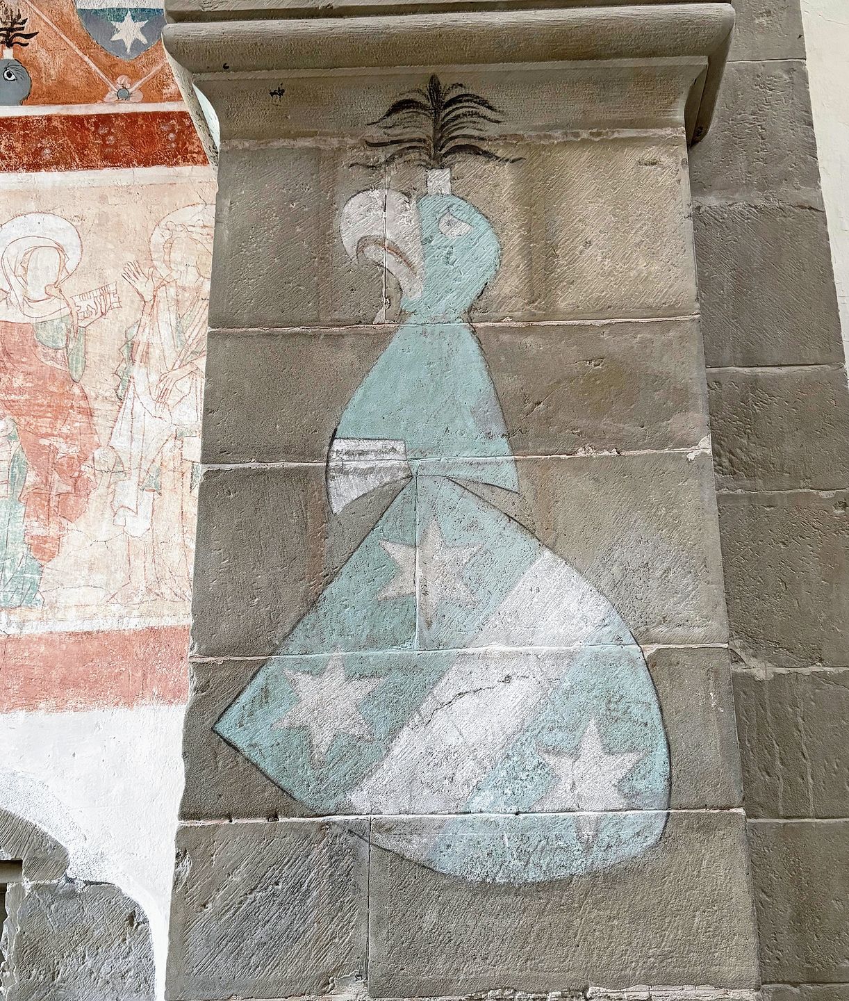 Die 64 globiähnlichen Porträts sind in einer Grabkapelle der Kirche des Klosters Kappel zu finden. (Bild Angela Bernetta)