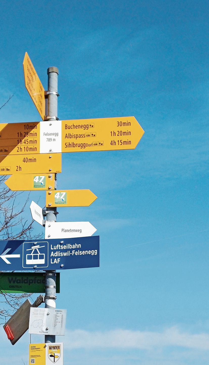 Die Felsenegg ist bei Wanderern und Bikern für einen Zwischenhalt beliebt.