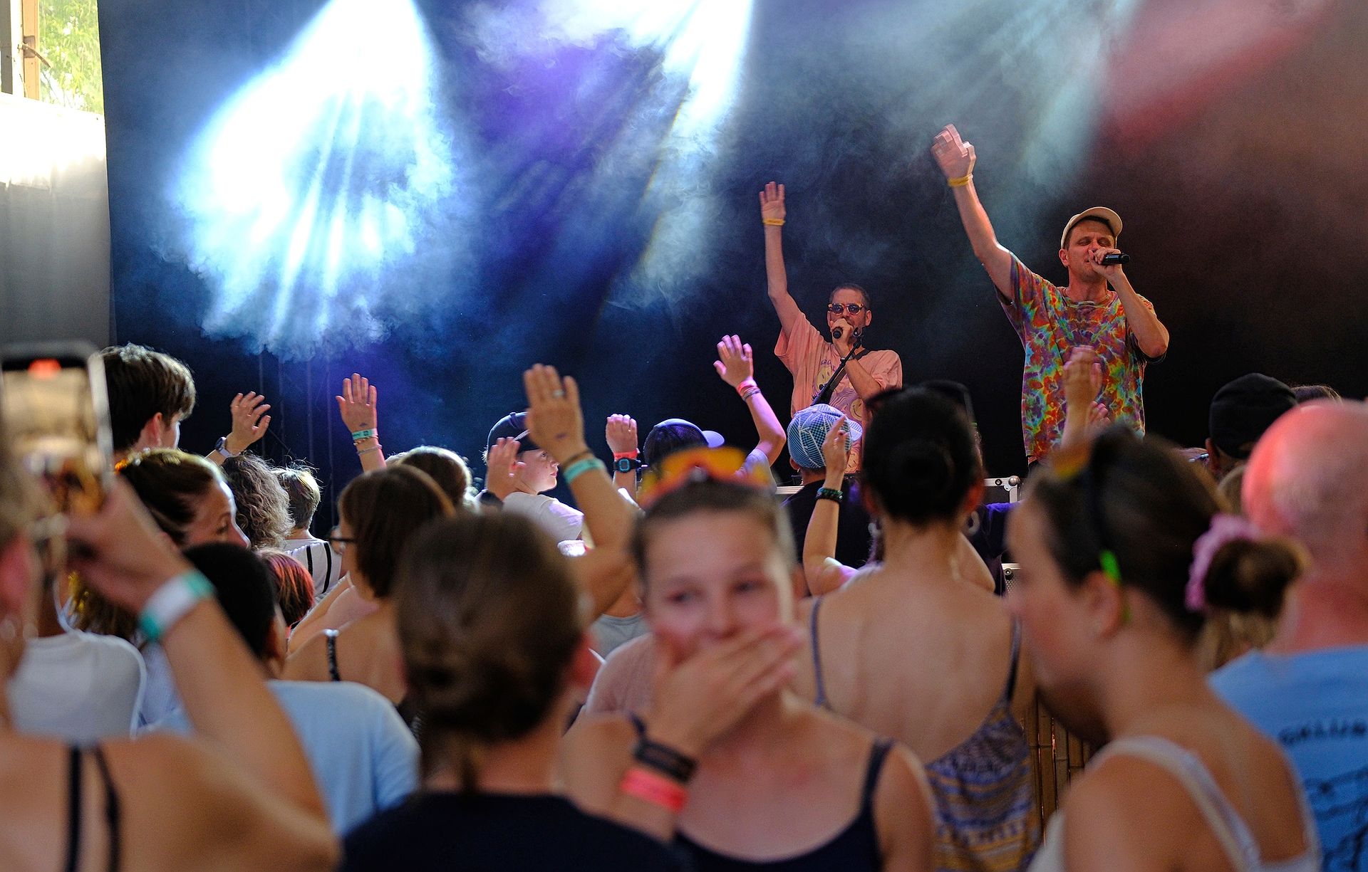 Der musikalische Liveact war in diesem Jahr der Rapper Knackeboul, der spontan reimte. 