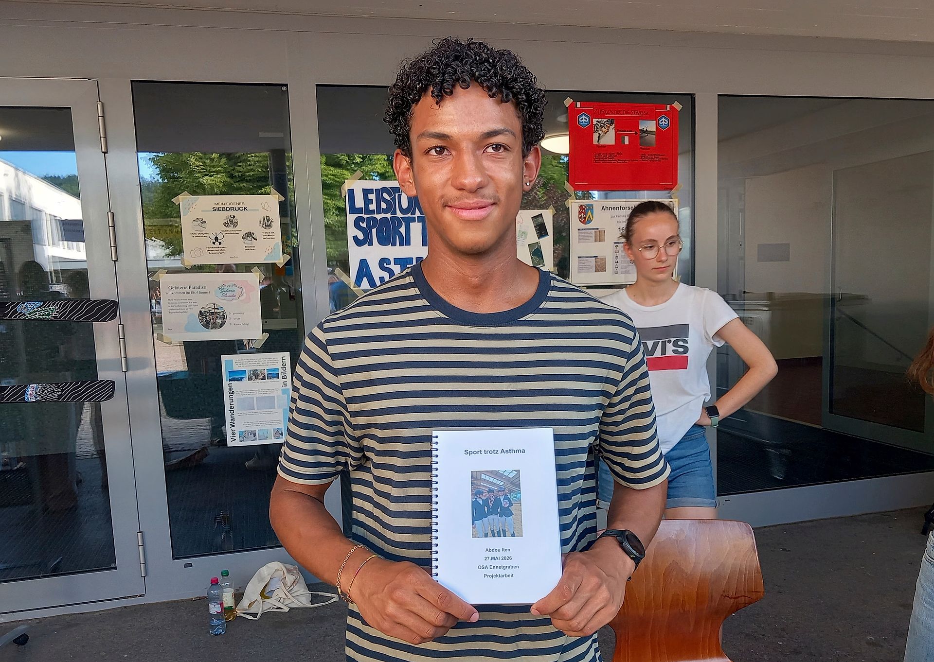 «Sport trotz Asthma» lautet der Titel des Projekts von Abdou Iten. «Sport trotz Asthma» lautet der Titel des Projekts von Abdou Iten.