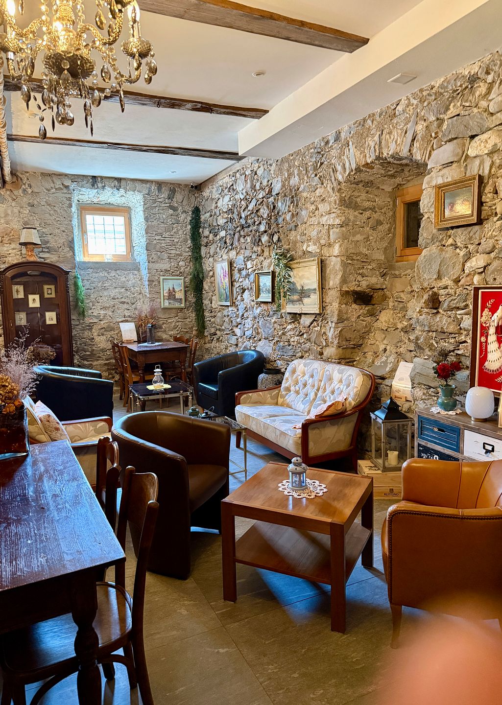 Die neugestaltete Taverne in der «Osteria dei Poeti».