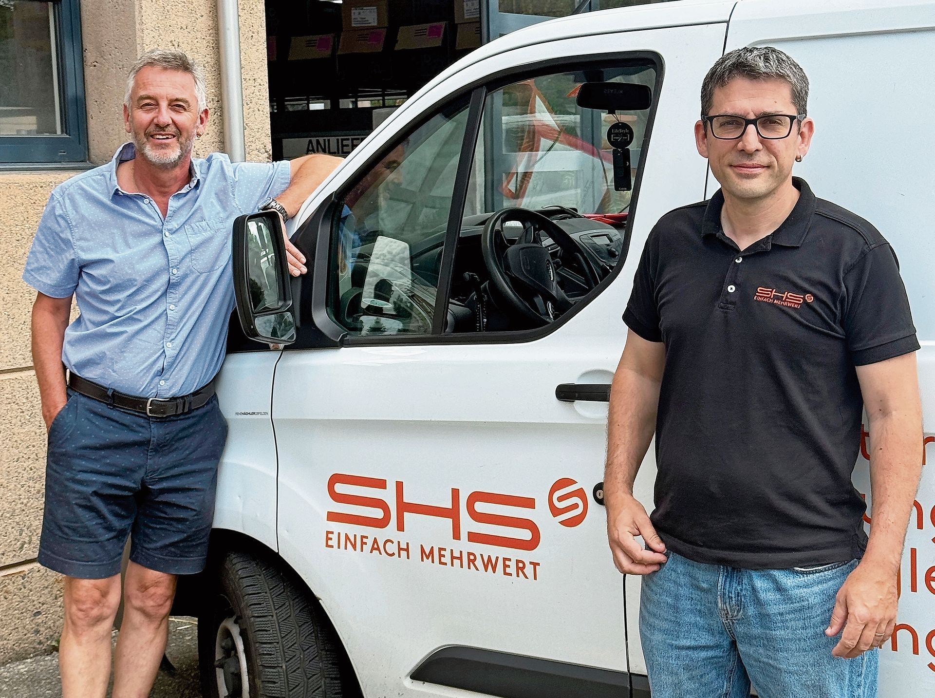 Die Co-Geschäftsführung der SHS Haustechnik AG - Peter Feuz (links) und Markus Steuble (rechts). (Bilder Brigitte Reemts Flum) Die Co-Geschäftsführung der SHS Haustechnik AG - Peter Feuz (links) und Markus Steuble (rechts). (Bilder Brigitte Reemts Flum)