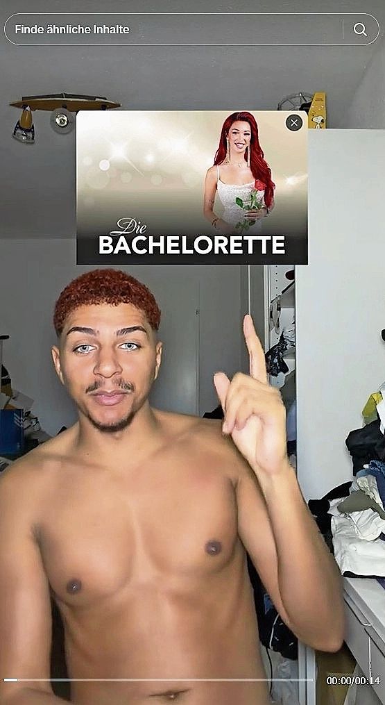 Chyna verkündet auf seinem TikTok-Kanal die Teilnahme an der 11. «Bachelorette»-Staffel. (Screenshot @chynamaddox)