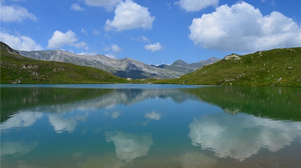Guraletschsee oberhalb von Zervreila (Vals). (Bild Valentin Bodmer)
