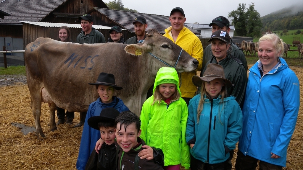 Die Familie Abächerli freut sich riesig über ihre Miss. <em>(Bilder Marianne Voss)</em>
