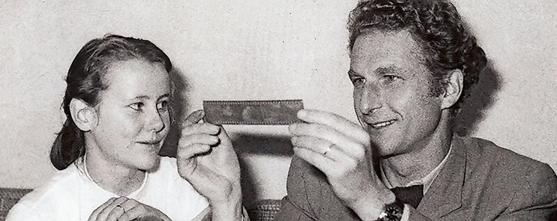 Das junge Ehepaar Anita und Kaspar Ilg 1956. (Bilder zvg.)