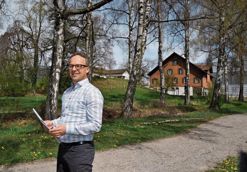 Architekt Erich Leutwyler ist mit der Baucontrolling AG Investor und Bauherr der Überbauung «Brauipark» in Affoltern. 
