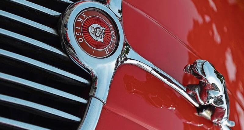 Schmucker Kühler: ein Jaguar XK 150 aus dem Jahr 1957.
